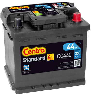 Аккумулятор Centra CC440 12V 44Ah 360A ETN 0(R+) B13, Centra